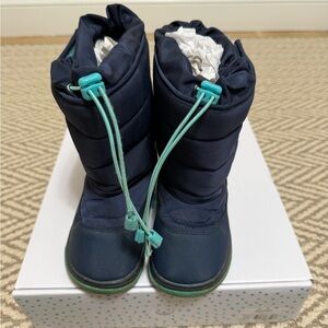 Ten Little Navy Snowboots Size 11